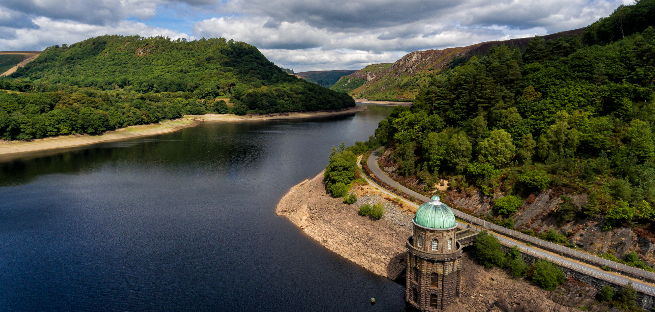 A scenic Welsh route on a Dragon and Rose motorcycle tour